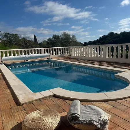 Pool With Mountain Views Near Tavira